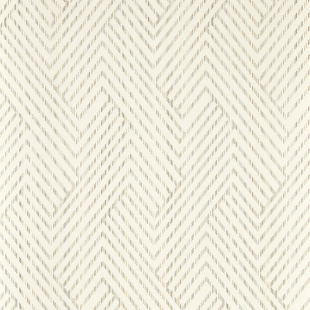 Samples and Purchasing available for Grassetto - Ivory Wp Ivory By Clarke And Clarke | Clarke & Clarke Vivido Wallcovering |Geometric Stripes Wallcovering Print at Designer Wallcoverings and Fabrics