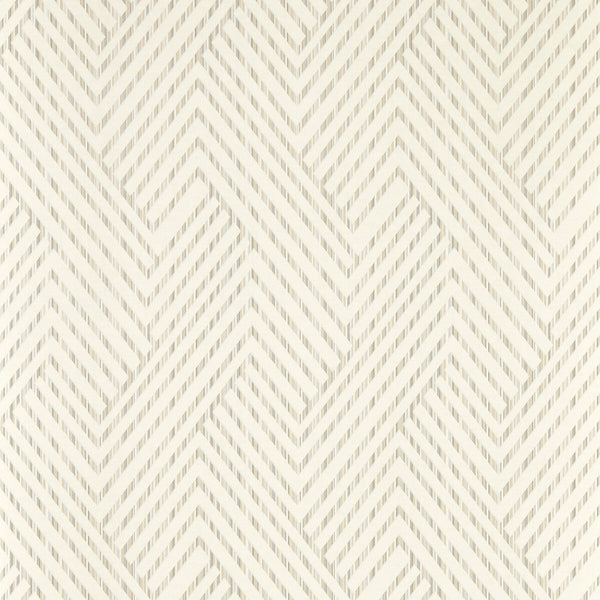 Samples and Purchasing available for Grassetto - Ivory Wp Ivory By Clarke And Clarke | Clarke & Clarke Vivido Wallcovering |Geometric Stripes Wallcovering Print at Designer Wallcoverings and Fabrics