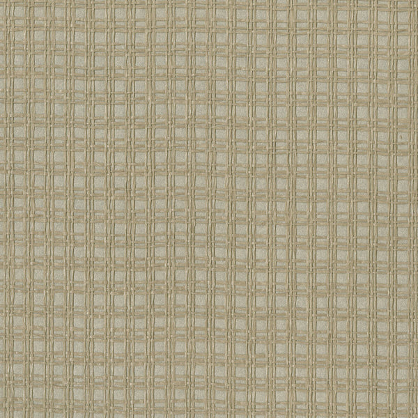 Samples and Purchasing available for Kravet Design - W3289-4 Gold By Kravet Design | Grasscloth Iii |Check/Houndstooth Metallic Wallcovering  at Designer Wallcoverings and Fabrics