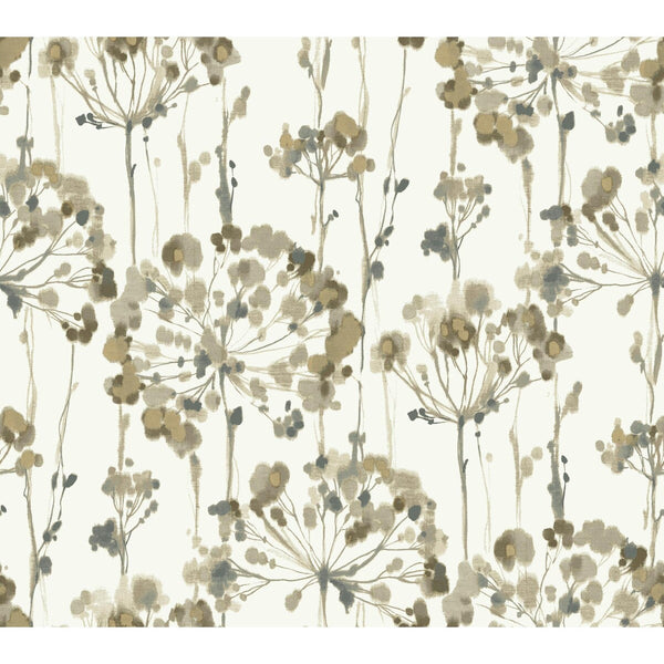 Samples and Purchasing available for Kravet Design - W3353-511 Ivory By Kravet Design | Candice Olson Collection |Botanical & Floral Modern Wallcovering Print at Designer Wallcoverings and Fabrics