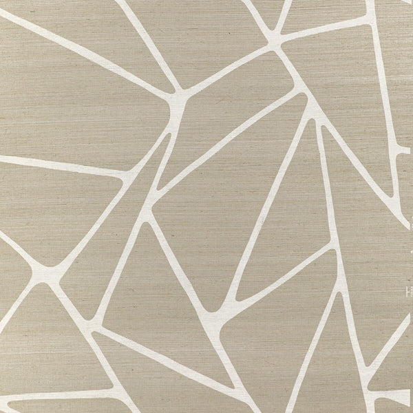 Samples and Purchasing available for To The Point - Ivoire Silver By Kravet Couture | Linherr Hollingsworth Boheme Ii |Modern Metallic Wallcovering Print at Designer Wallcoverings and Fabrics