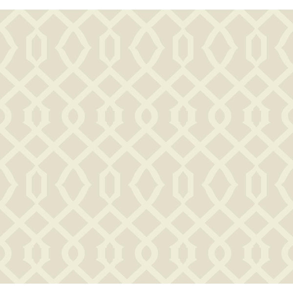 Samples and Purchasing available for Kravet Design - W3472-1 Ivory By Kravet Design | Candice Olson Collection |Lattice/Scrollwork Metallic Wallcovering Print at Designer Wallcoverings and Fabrics