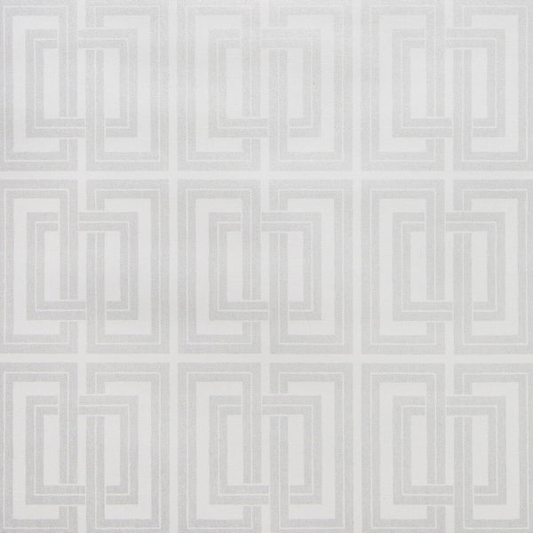 Samples and Purchasing available for Kravet Design - W3494-11 Silver By Kravet Design | Candice Olson Collection |Geometric Metallic Wallcovering Print at Designer Wallcoverings and Fabrics