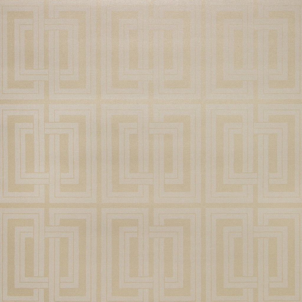 Samples and Purchasing available for Kravet Design - W3494-16 Beige By Kravet Design | Candice Olson Collection |Geometric Metallic Wallcovering Print at Designer Wallcoverings and Fabrics