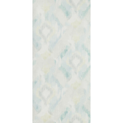 Samples and Purchasing available for Mirage - Aqua Light Blue By Kravet Design | Sarah Richardson Wallpaper |Modern Ikat/Southwest/Kilims Wallcovering Print at Designer Wallcoverings and Fabrics