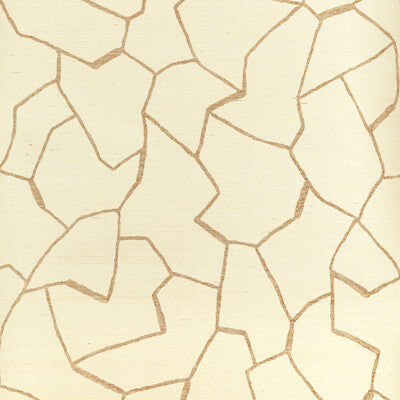 Samples and Purchasing available for Kravet Couture W-Bark Cloth-Gold -  Ivory By Kravet Couture |  | Modern Wallcovering Print at Designer Wallcoverings and Fabrics