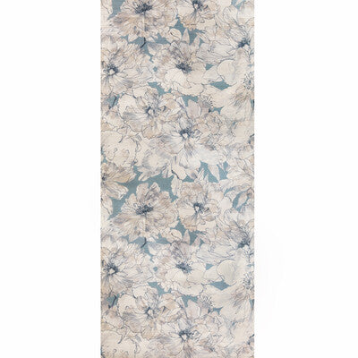 Samples and Purchasing available for W-Ayrlies - Soft Blue Metallic By Kravet Couture | Modern Colors-Sojourn Collection |Botanical & Floral Metallic Wallcovering Print at Designer Wallcoverings and Fabrics