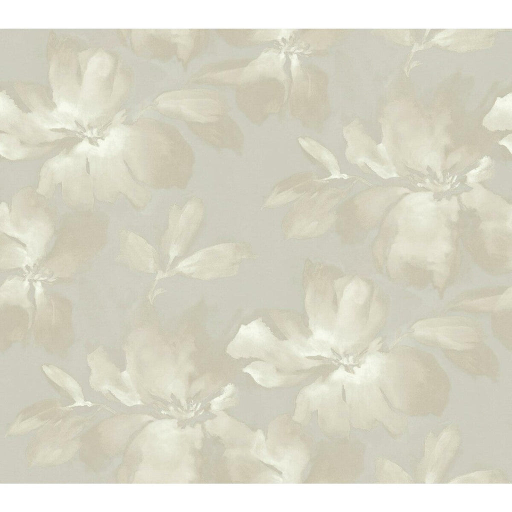 Samples and Purchasing available for Kravet Design - W3590-16 Beige By Kravet Design | Candice Olson Collection |Botanical & Floral Metallic Wallcovering Print at Designer Wallcoverings and Fabrics