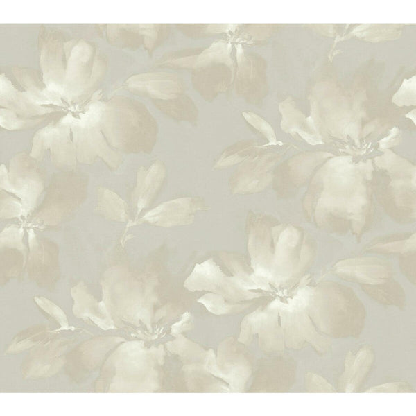 Samples and Purchasing available for Kravet Design - W3590-16 Beige By Kravet Design | Candice Olson Collection |Botanical & Floral Metallic Wallcovering Print at Designer Wallcoverings and Fabrics