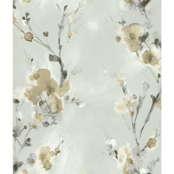 Samples and Purchasing available for Kravet Design - W3599-16 Light Grey By Kravet Design | Candice Olson Collection | Botanical & Floral Wallcovering Print at Designer Wallcoverings and Fabrics