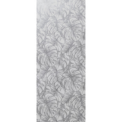 Samples and Purchasing available for Kravet Design - W3601-11 White By Kravet Design |  |Botanical & Floral Metallic Wallcovering Print at Designer Wallcoverings and Fabrics