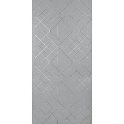 Samples and Purchasing available for Kravet Design - W3613-11 Grey By Kravet Design |  |Geometric Metallic Wallcovering Print at Designer Wallcoverings and Fabrics