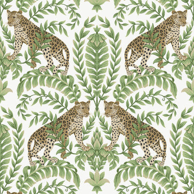 Samples and Purchasing available for Kravet Design - W3721-101 White By Kravet Design | Ronald Redding |Flora & Fauna  Wallcovering Print at Designer Wallcoverings and Fabrics