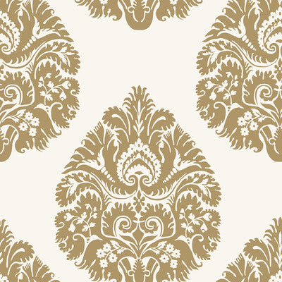 Samples and Purchasing available for Kravet Design - W3726-4 Gold By Kravet Design | Ronald Redding |Damask  Wallcovering Print at Designer Wallcoverings and Fabrics