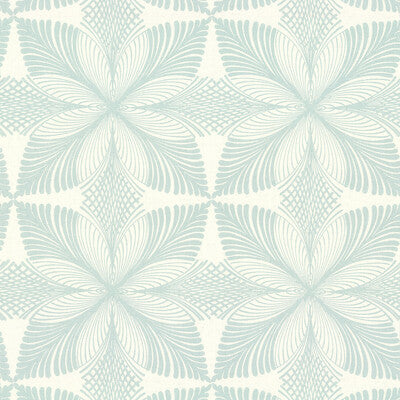 Samples and Purchasing available for Kravet Design - W3734-516 Spa By Kravet Design | Ronald Redding |Botanical & Floral  Wallcovering Print at Designer Wallcoverings and Fabrics