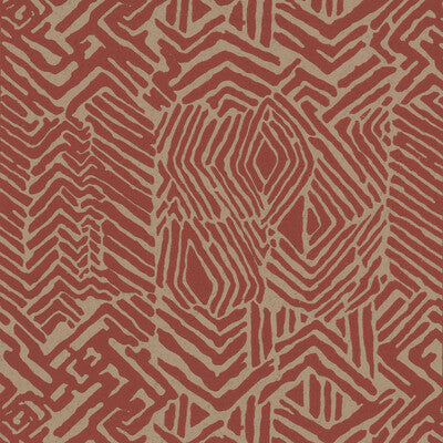 Samples and Purchasing available for Kravet Design - W3739-916 Red By Kravet Design | Ronald Redding | Global Wallcovering Print at Designer Wallcoverings and Fabrics