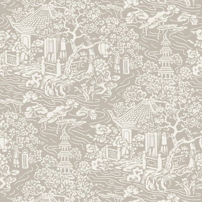 Samples and Purchasing available for Kravet Design - W3742-16 Beige By Kravet Design | Ronald Redding |Chinoiserie  Wallcovering Print at Designer Wallcoverings and Fabrics