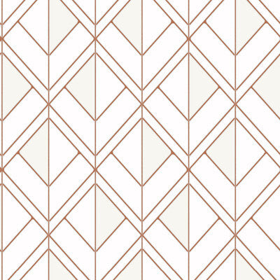 Samples and Purchasing available for Kravet Design - W3758-12 Orange By Kravet Design |  |Geometric  Wallcovering Print at Designer Wallcoverings and Fabrics