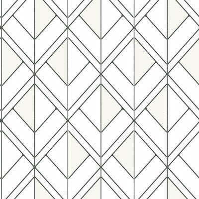 Samples and Purchasing available for Kravet Design - W3758-81 White By Kravet Design |  |Geometric  Wallcovering Print at Designer Wallcoverings and Fabrics