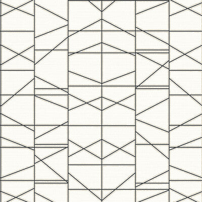 Samples and Purchasing available for Kravet Design - W3762-81 Black By Kravet Design |  |Geometric  Wallcovering Print at Designer Wallcoverings and Fabrics