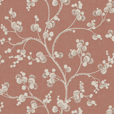 Samples and Purchasing available for Kravet Design - W3772-12 Orange By Kravet Design |  |Botanical & Floral  Wallcovering Print at Designer Wallcoverings and Fabrics