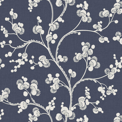 Samples and Purchasing available for Kravet Design - W3772-50 Blue By Kravet Design |  |Botanical & Floral  Wallcovering Print at Designer Wallcoverings and Fabrics