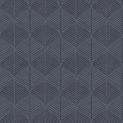 Samples and Purchasing available for Kravet Design - W3780-50 Dark Blue By Kravet Design |  |Geometric  Wallcovering Print at Designer Wallcoverings and Fabrics