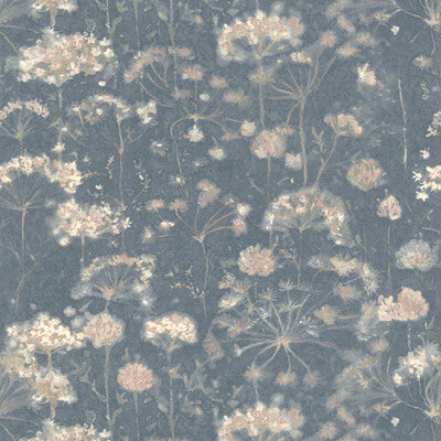 Samples and Purchasing available for Kravet Design - W3785-510 Blue By Kravet Design | Candice Olson Collection |Botanical & Floral  Wallcovering Print at Designer Wallcoverings and Fabrics