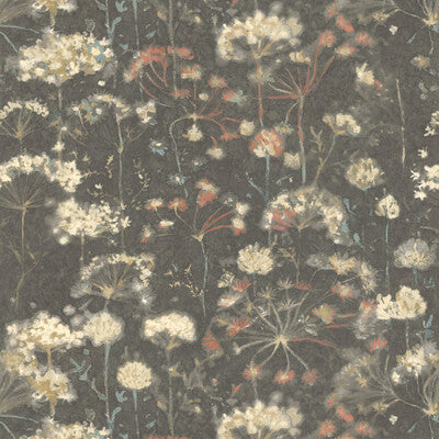 Samples and Purchasing available for Kravet Design - W3785-8 Black By Kravet Design | Candice Olson Collection |Botanical & Floral  Wallcovering Print at Designer Wallcoverings and Fabrics