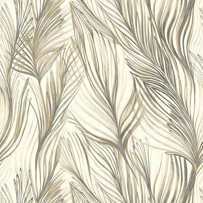 Samples and Purchasing available for Kravet Design - W3790-11 Grey By Kravet Design | Candice Olson Collection |Botanical & Floral  Wallcovering Print at Designer Wallcoverings and Fabrics