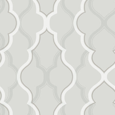 Samples and Purchasing available for Kravet Design - W3799-11 Silver By Kravet Design | Candice Olson Collection |Damask  Wallcovering Print at Designer Wallcoverings and Fabrics