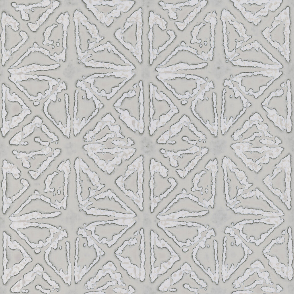 Samples and Purchasing available for Kravet Design - W3820-16 Silver By Kravet Design | Ronald Redding |Modern Metallic Wallcovering Print at Designer Wallcoverings and Fabrics