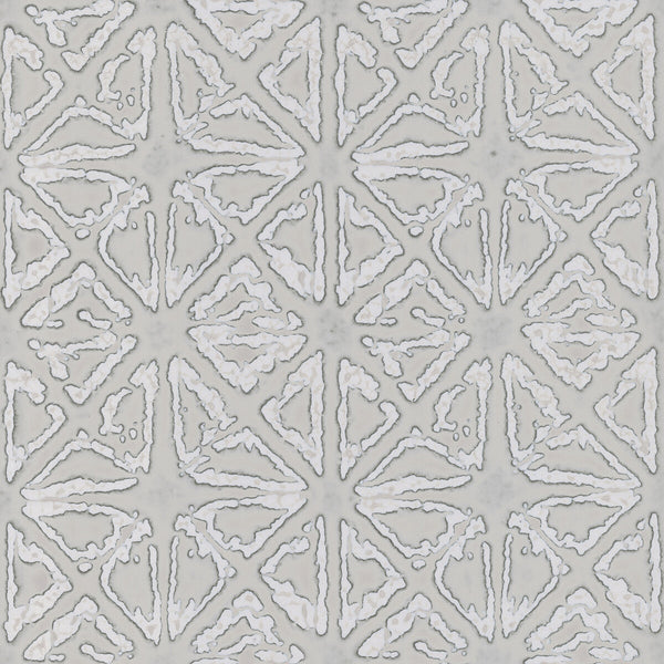 Samples and Purchasing available for Kravet Design - W3820-16 Silver By Kravet Design | Ronald Redding |Modern Metallic Wallcovering Print at Designer Wallcoverings and Fabrics