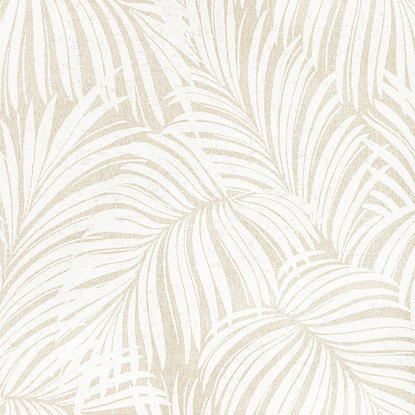 Samples and Purchasing available for Leaf Paperweave - Pearl White By Kravet Couture | Modern Luxe Wallcovering |Botanical & Floral Tropical Wallcovering Print at Designer Wallcoverings and Fabrics