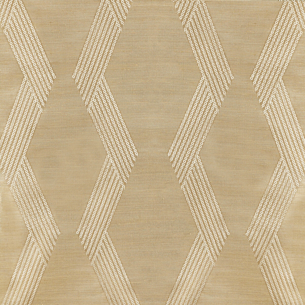 Samples and Purchasing available for Chainlink Emb Sisal - Gold Gold By Kravet Couture | Modern Luxe Wallcovering | Modern Wallcovering Embroidery at Designer Wallcoverings and Fabrics