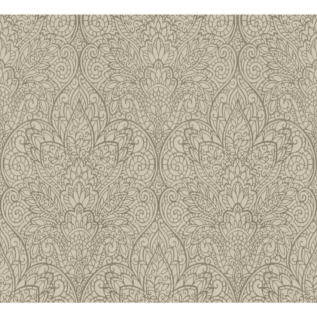 Samples and Purchasing available for Kravet Design - W3859-106 Gold By Kravet Design | Candice Olson After Eight |Damask Metallic Wallcovering Print at Designer Wallcoverings and Fabrics