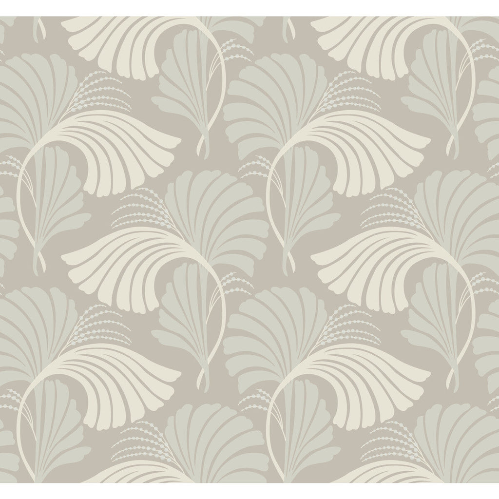 Samples and Purchasing available for Kravet Design - W3867-1101 Grey By Kravet Design | Candice Olson After Eight |Botanical & Floral Metallic Wallcovering Print at Designer Wallcoverings and Fabrics