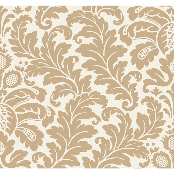 Samples and Purchasing available for Kravet Design - W3868-4 Gold By Kravet Design | Candice Olson After Eight | Damask Wallcovering Print at Designer Wallcoverings and Fabrics