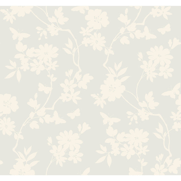 Samples and Purchasing available for Kravet Design - W3870-106 Grey By Kravet Design | Candice Olson After Eight |Botanical & Floral  Wallcovering Print at Designer Wallcoverings and Fabrics