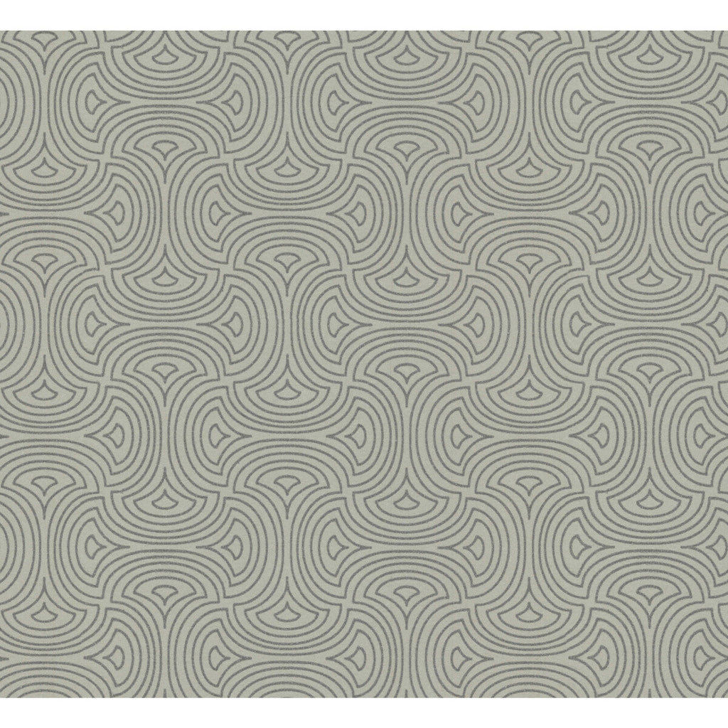 Samples and Purchasing available for Kravet Design - W3871-11 Silver By Kravet Design | Candice Olson After Eight |Geometric Metallic Wallcovering Print at Designer Wallcoverings and Fabrics