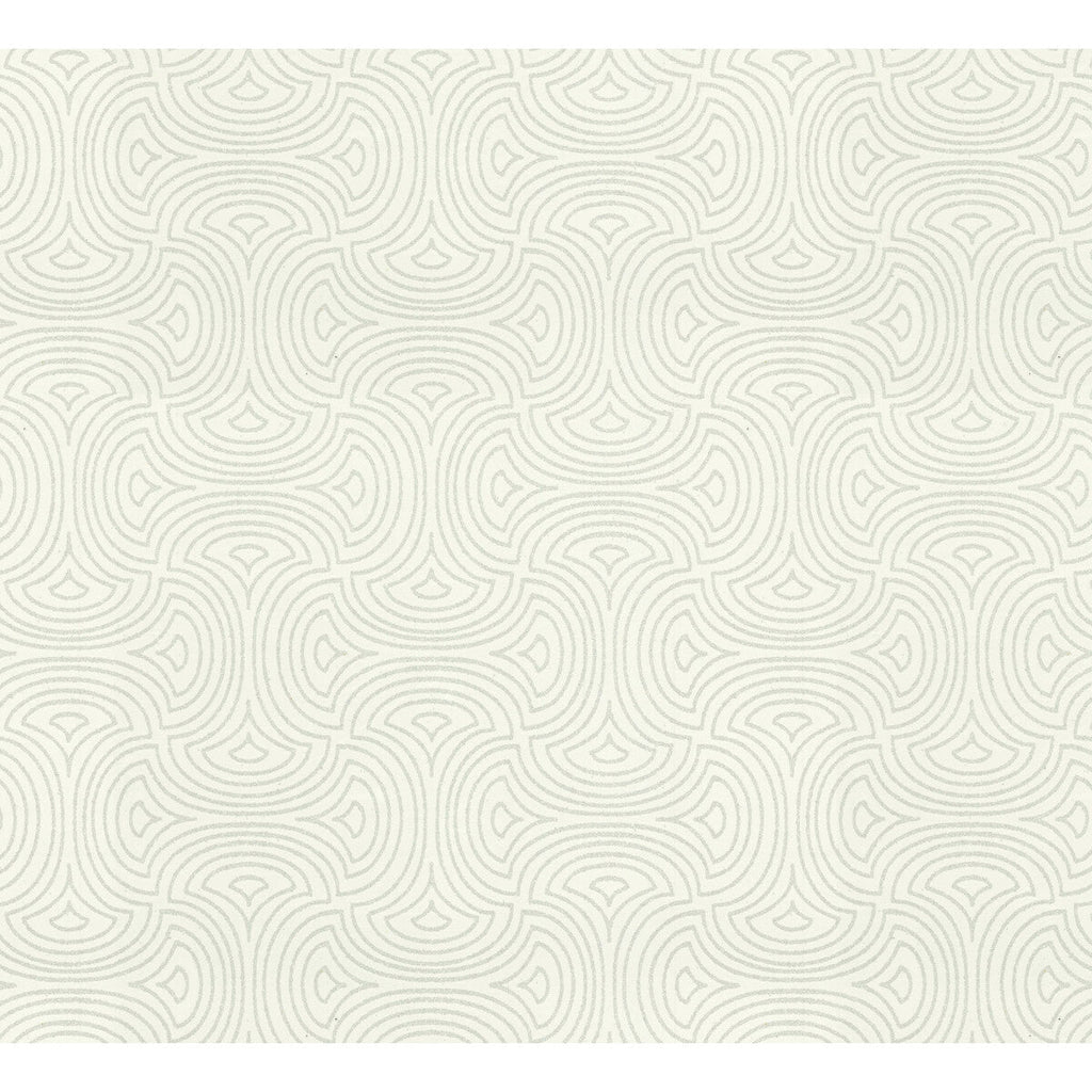 Samples and Purchasing available for Kravet Design - W3871-1 White By Kravet Design | Candice Olson After Eight |Geometric Metallic Wallcovering Print at Designer Wallcoverings and Fabrics