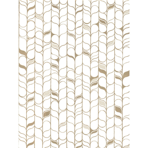 Samples and Purchasing available for Kravet Design - W3877-4 Gold By Kravet Design | Candice Olson Modern Nature 2Nd Edition |Botanical & Floral Stripes Wallcovering Print at Designer Wallcoverings and Fabrics