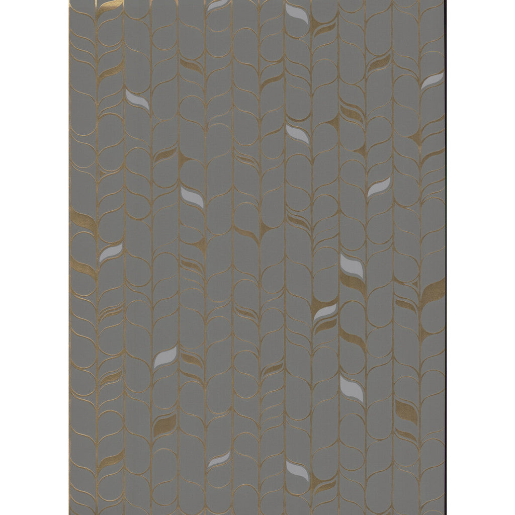 Samples and Purchasing available for Kravet Design - W3877-52 Grey By Kravet Design | Candice Olson Modern Nature 2Nd Edition |Botanical & Floral Stripes Wallcovering Print at Designer Wallcoverings and Fabrics