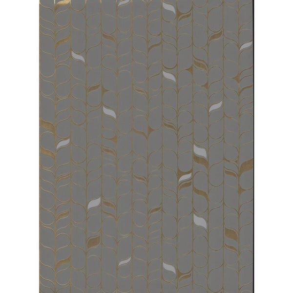 Samples and Purchasing available for Kravet Design - W3877-52 Grey By Kravet Design | Candice Olson Modern Nature 2Nd Edition |Botanical & Floral Stripes Wallcovering Print at Designer Wallcoverings and Fabrics