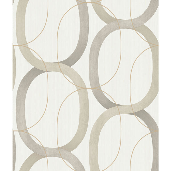 Samples and Purchasing available for Kravet Design - W3878-106 Taupe By Kravet Design | Candice Olson Modern Nature 2Nd Edition |Geometric Metallic Wallcovering Print at Designer Wallcoverings and Fabrics