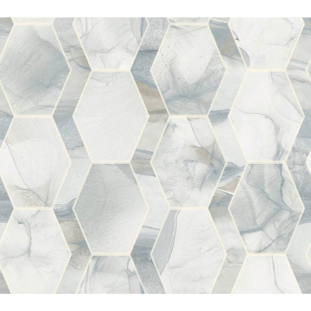 Samples and Purchasing available for Kravet Design - W3882-2111 Blue By Kravet Design | Candice Olson Modern Nature 2Nd Edition |Geometric  Wallcovering Print at Designer Wallcoverings and Fabrics