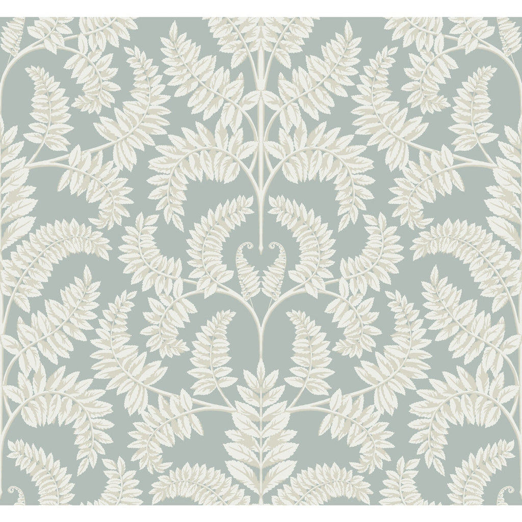 Samples and Purchasing available for Kravet Design - W3891-113 Turquoise By Kravet Design | Damask Resource Library |Botanical & Floral Damask Wallcovering Print at Designer Wallcoverings and Fabrics