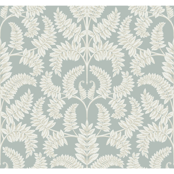 Samples and Purchasing available for Kravet Design - W3891-113 Turquoise By Kravet Design | Damask Resource Library |Botanical & Floral Damask Wallcovering Print at Designer Wallcoverings and Fabrics