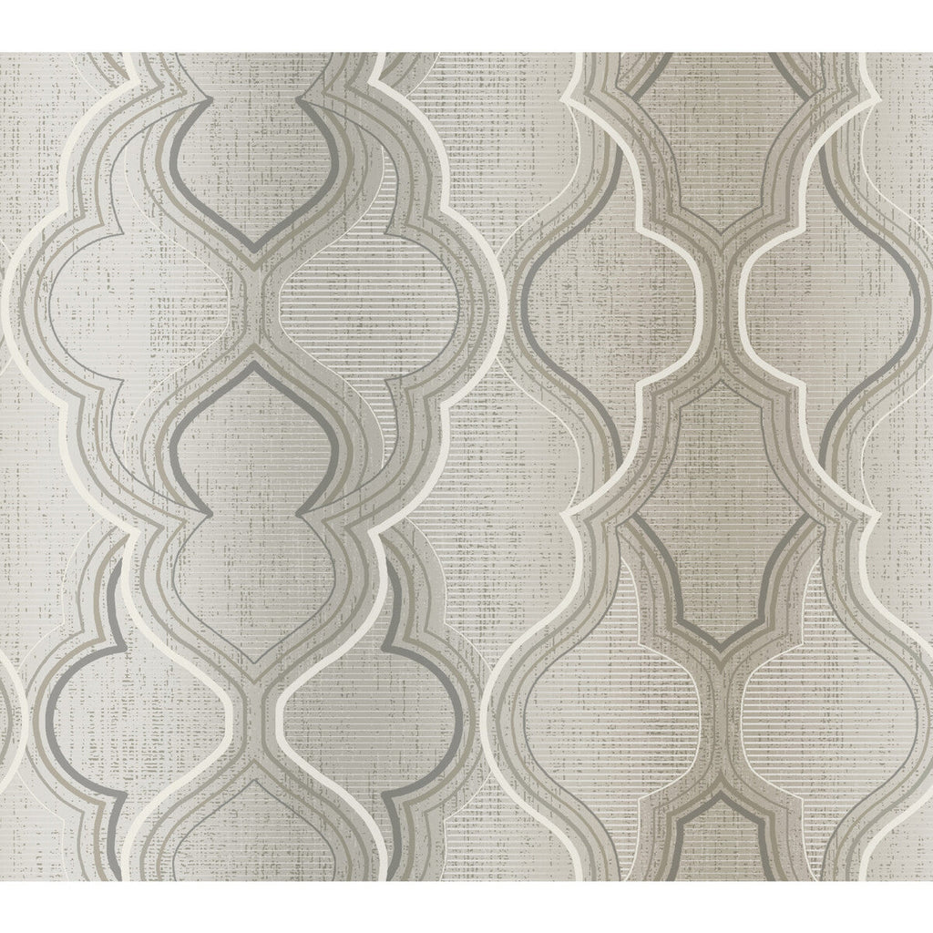 Samples and Purchasing available for Kravet Design - W3898-1130 Beige By Kravet Design | Damask Resource Library |Modern Damask Wallcovering Print at Designer Wallcoverings and Fabrics