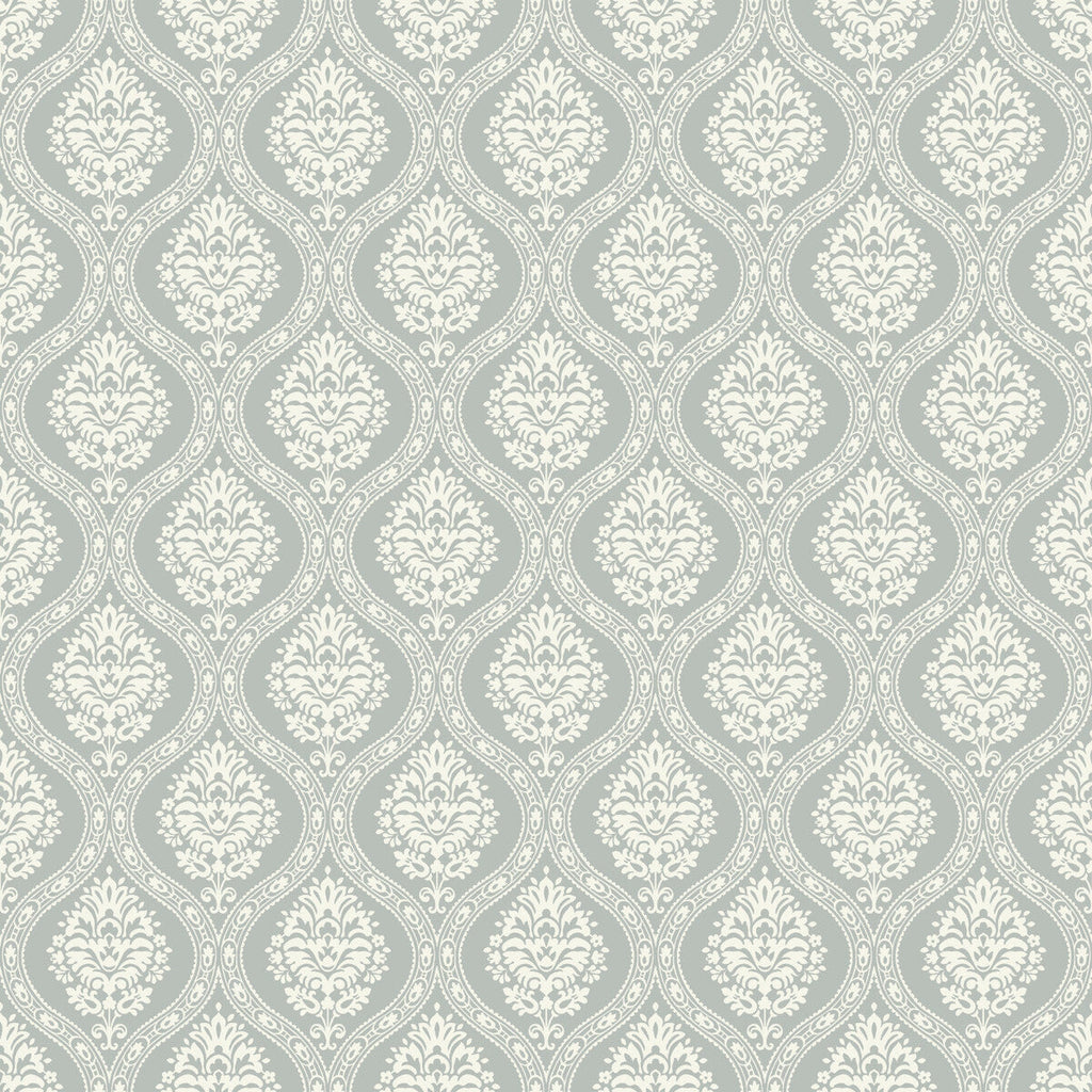 Samples and Purchasing available for Kravet Design - W3900-113 Turquoise By Kravet Design | Damask Resource Library | Damask Wallcovering Print at Designer Wallcoverings and Fabrics